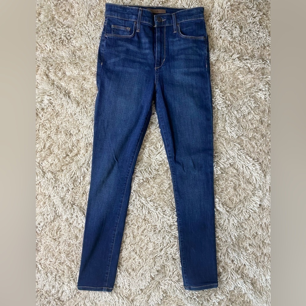 Joe’s Jeans Denim High Rise Skinny EUC Women’s Size 25 Cotton Blend Zipper Fly
